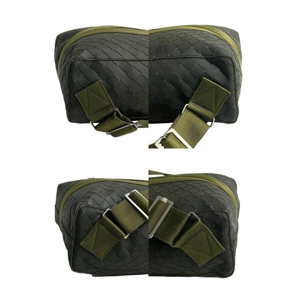 BOTTEGA VENETA Green Intrecciato Backpack - Picture 7 of 8